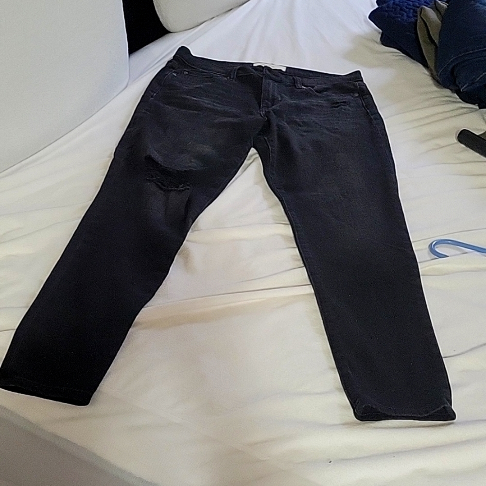 GAP 30R True Skinny black denim